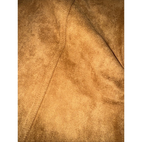 Women's faux suede brown miniskirt in size XL - Picture 2 of 8